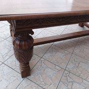 Renaissance style oak table