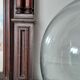 Large antique 19th-century mirror in carved wood - Haussmannian style.