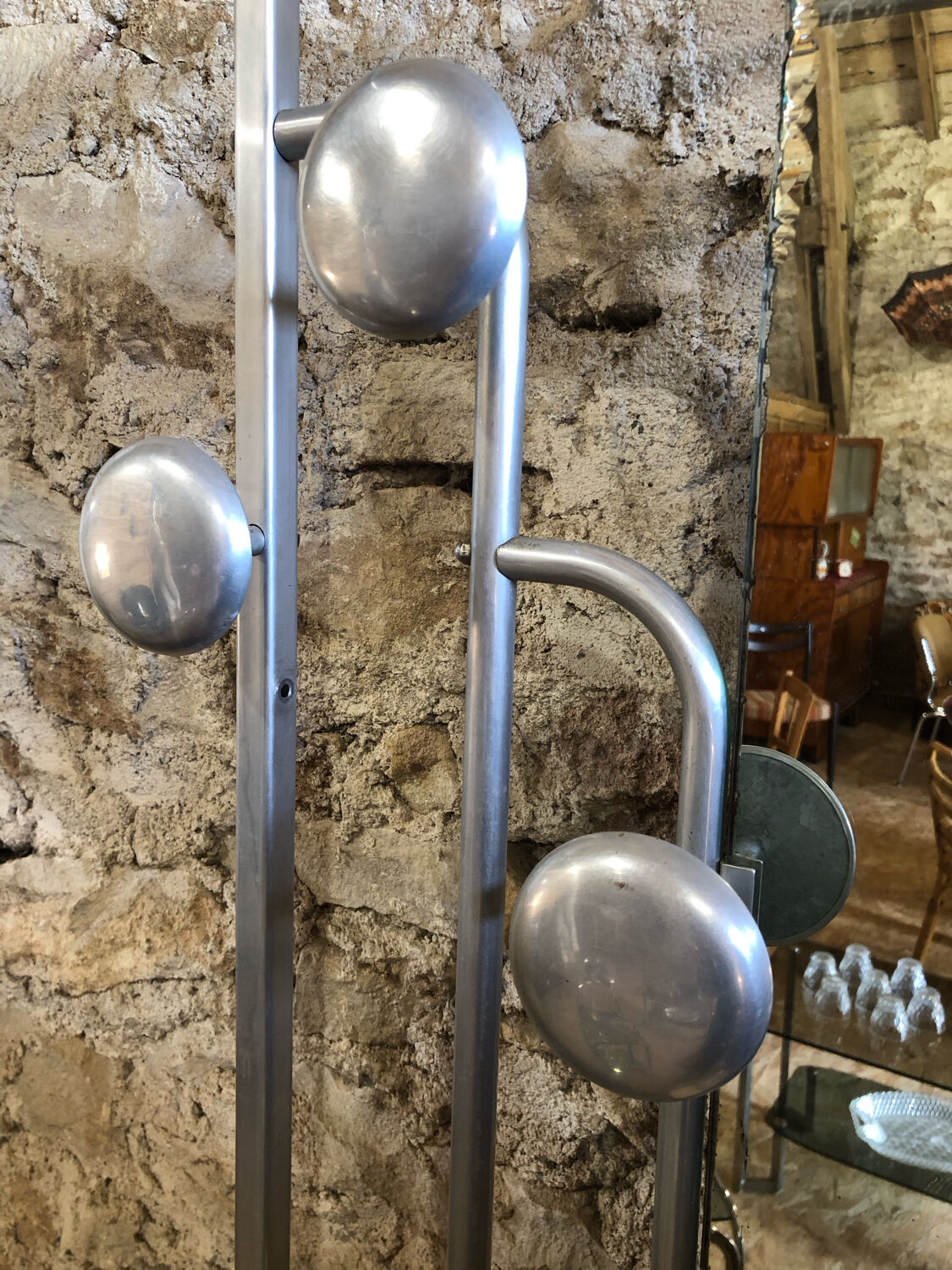 Wall-mounted cloakroom coat racks