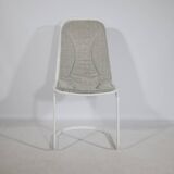 Cidue Cantilever Wire Chairs, Set of 6, 1970s