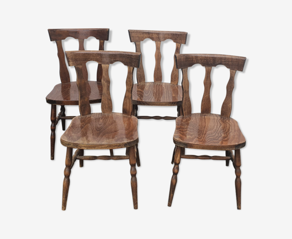 4 chaises baumann modèle louisiane