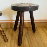 Ensemble de 4 tabourets tripodes