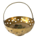 Brass cloisonne basket with handle – mid century circa 1950s art deco