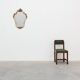 Italian Rococo Style Cream and Gilt Wall Mirror with Shell Crest, 20th Cent