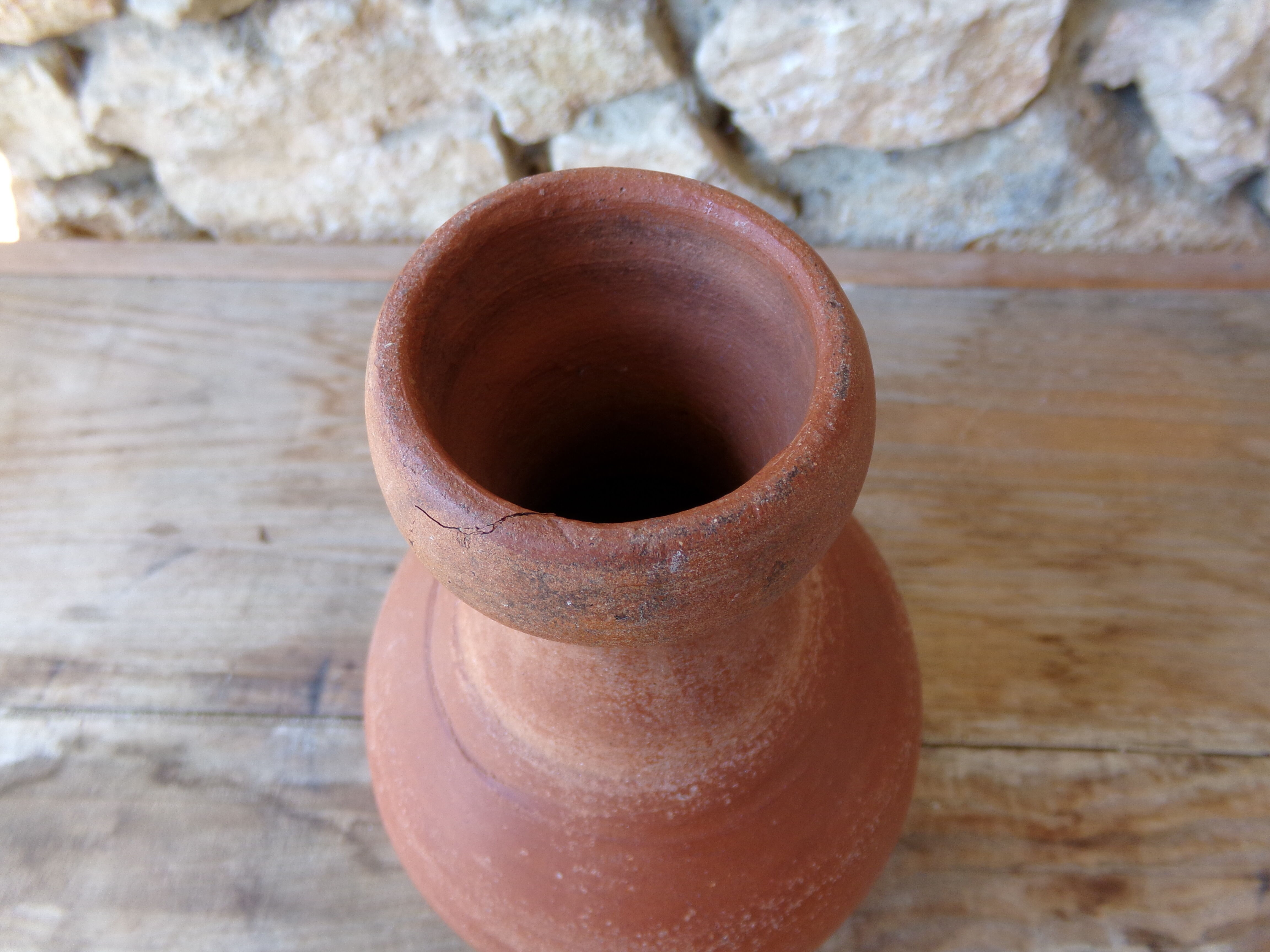 Terracotta vase