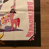 Vintage poster Disney fantasia 120 x 160 cm beautiful colors imp Saint MARTIN