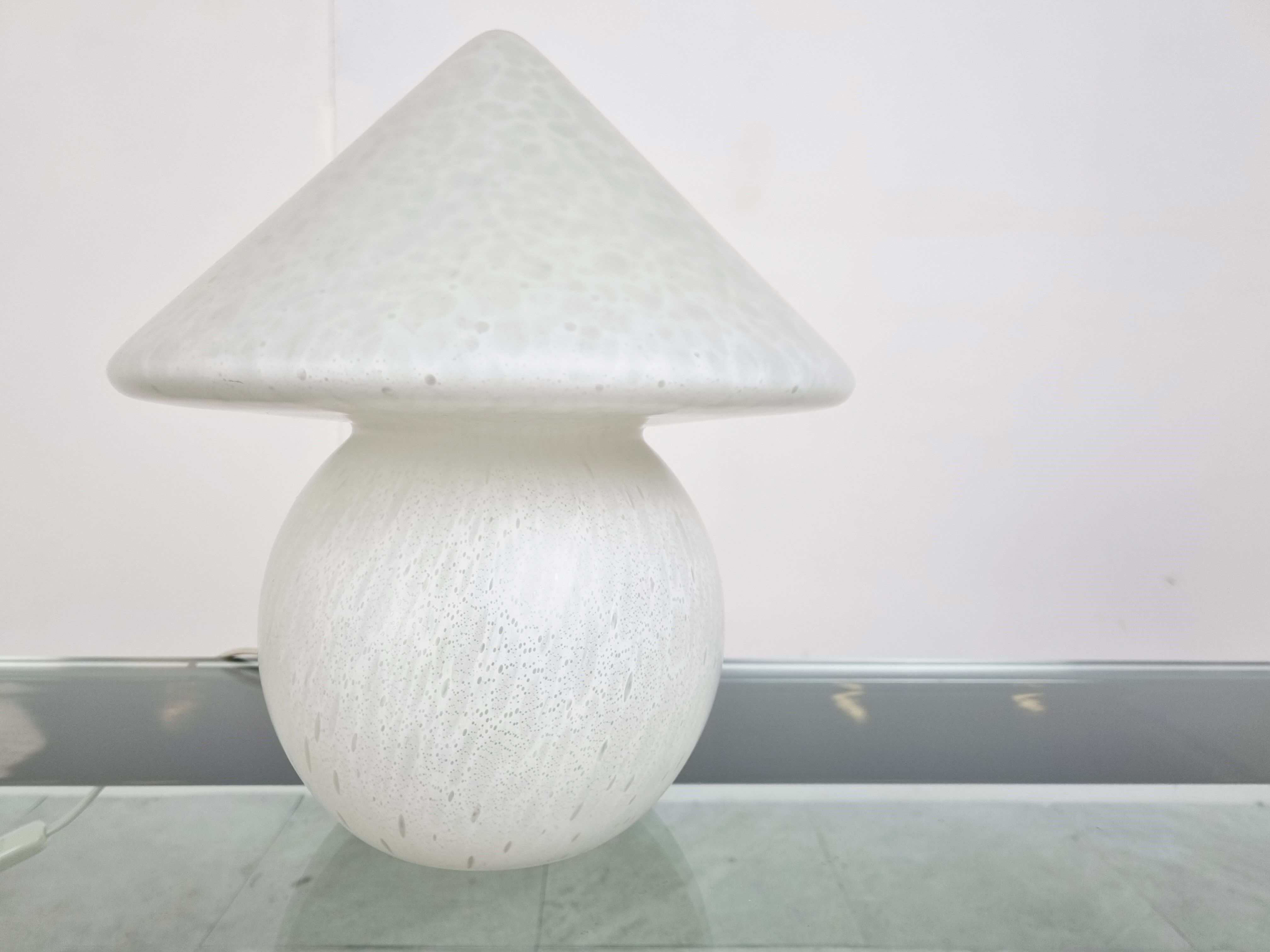 Vintage mushroom table lamp, 1970s