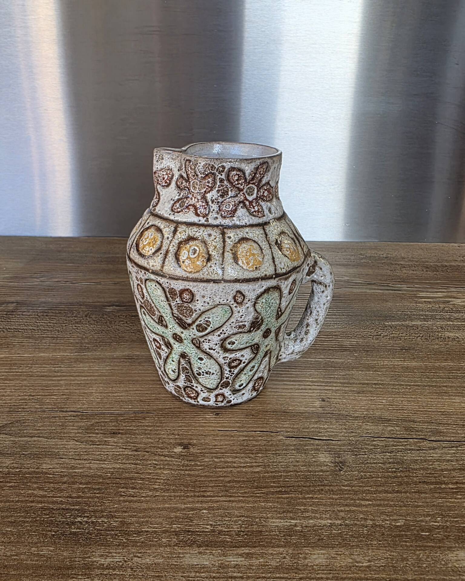 Small Ceramic Jug Vallauris Malarmey (Old Mill 1954-1957)