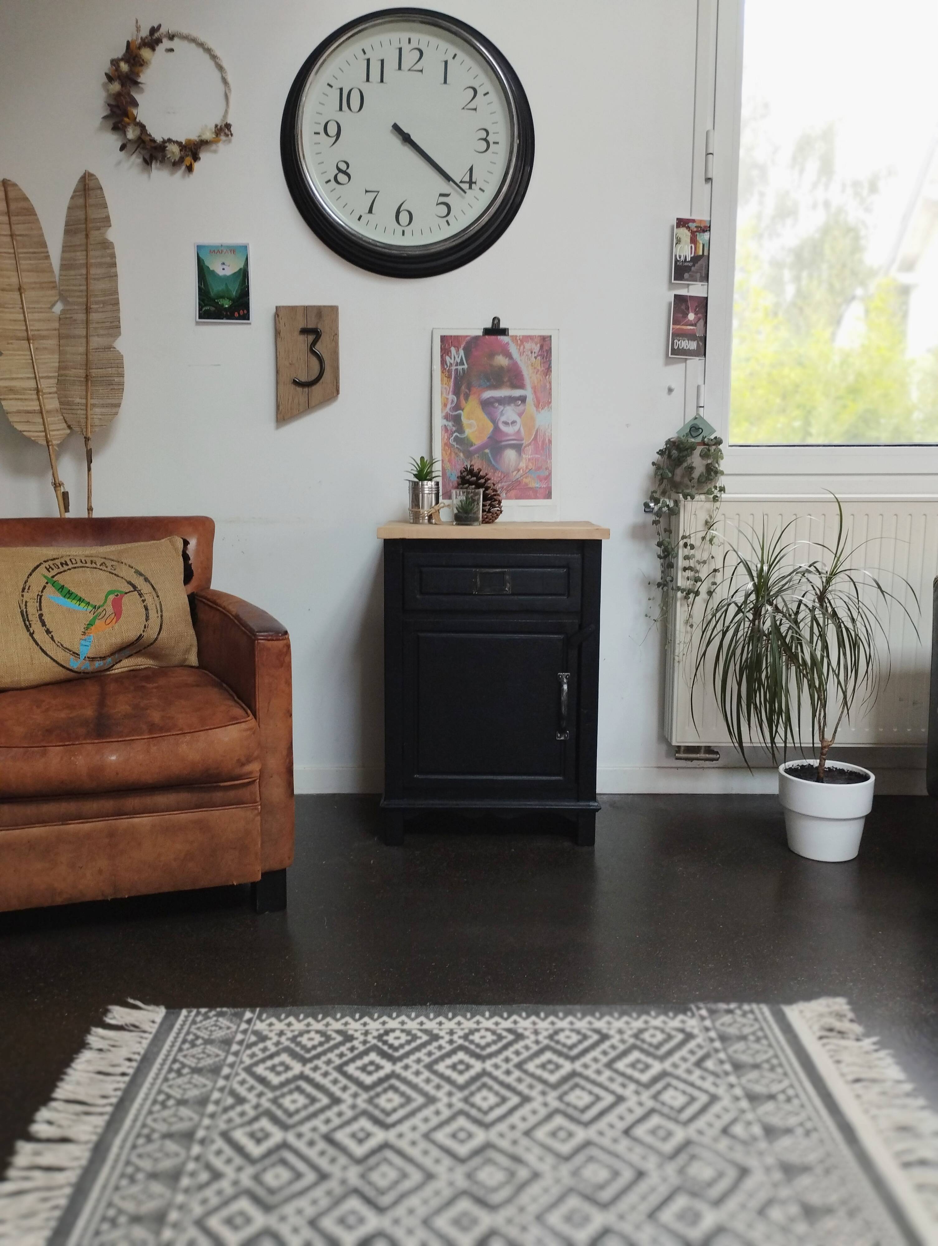 Small black vintage furniture