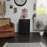 Petit meuble vintage noir