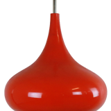 Glass pendant lamp orange