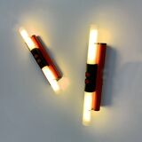 Pair of Duetto wall lights by Gigante, Zambusi & Boccato for Zerbetto, 1980