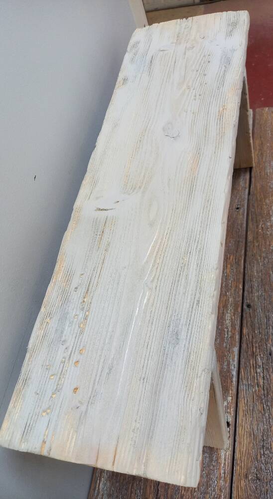 Small wooden bench