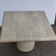 Travertine table, Italy, 1980s