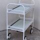 Vintage metal dessert trolley, openwork, 1950s.