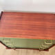 Compass leg chest of drawers in fig tree green