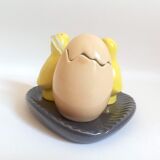 Set salt pepper mustard ceramic 60s