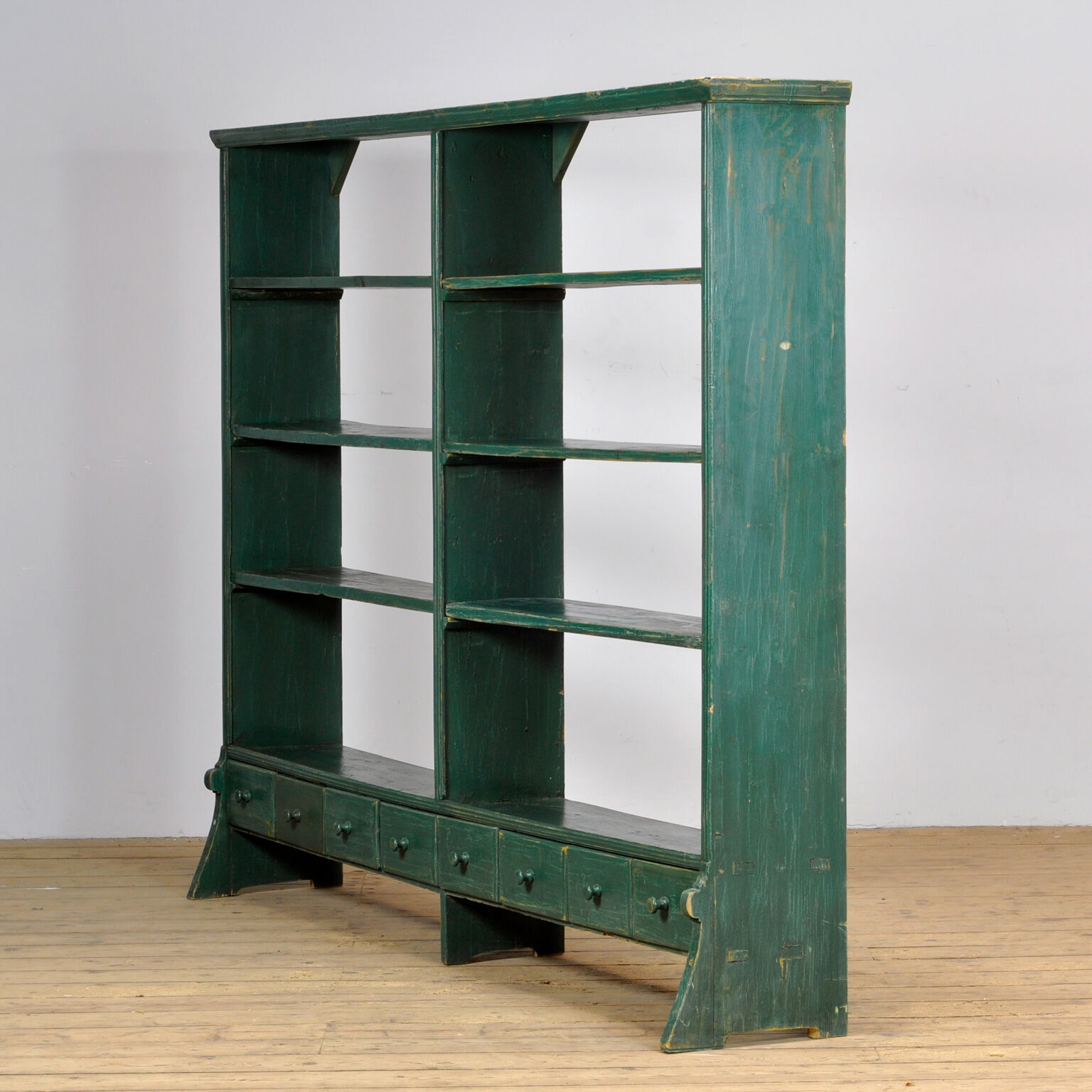 Bookcase With 8 Drawers, 1940's