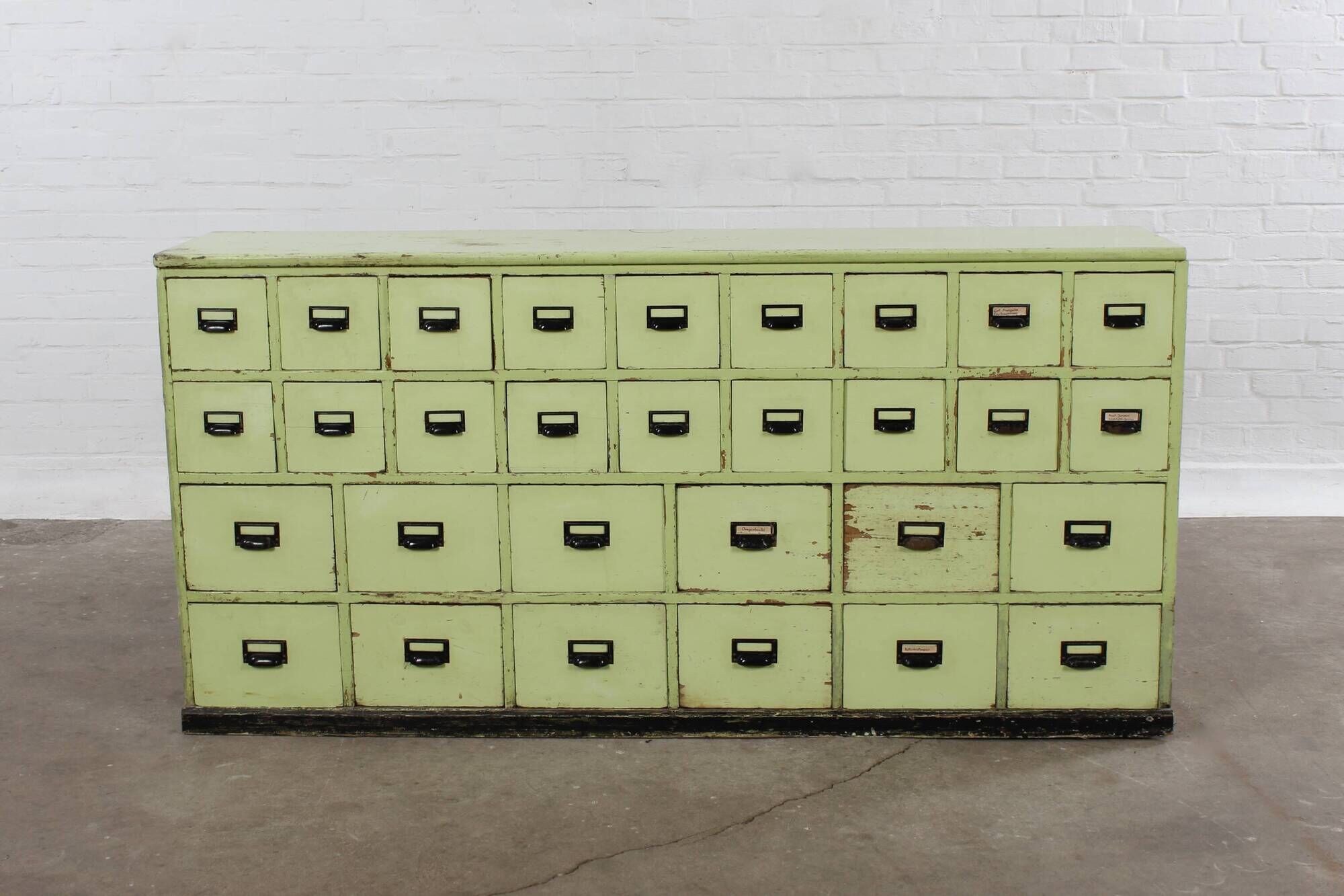 Industrial vintage drawer cabinet apothecary cabinet chest of drawers