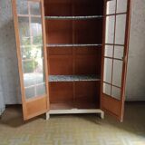 Old Parisian glass cabinet