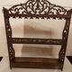 Openwork wall shelf walnut nineteenth