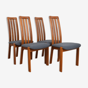 Danish teak dining chairs, set of 4