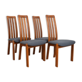 Danish teak dining chairs, set of 4