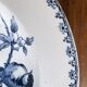Hollow plates Sarreguemines Iron Earth model Blue favorite