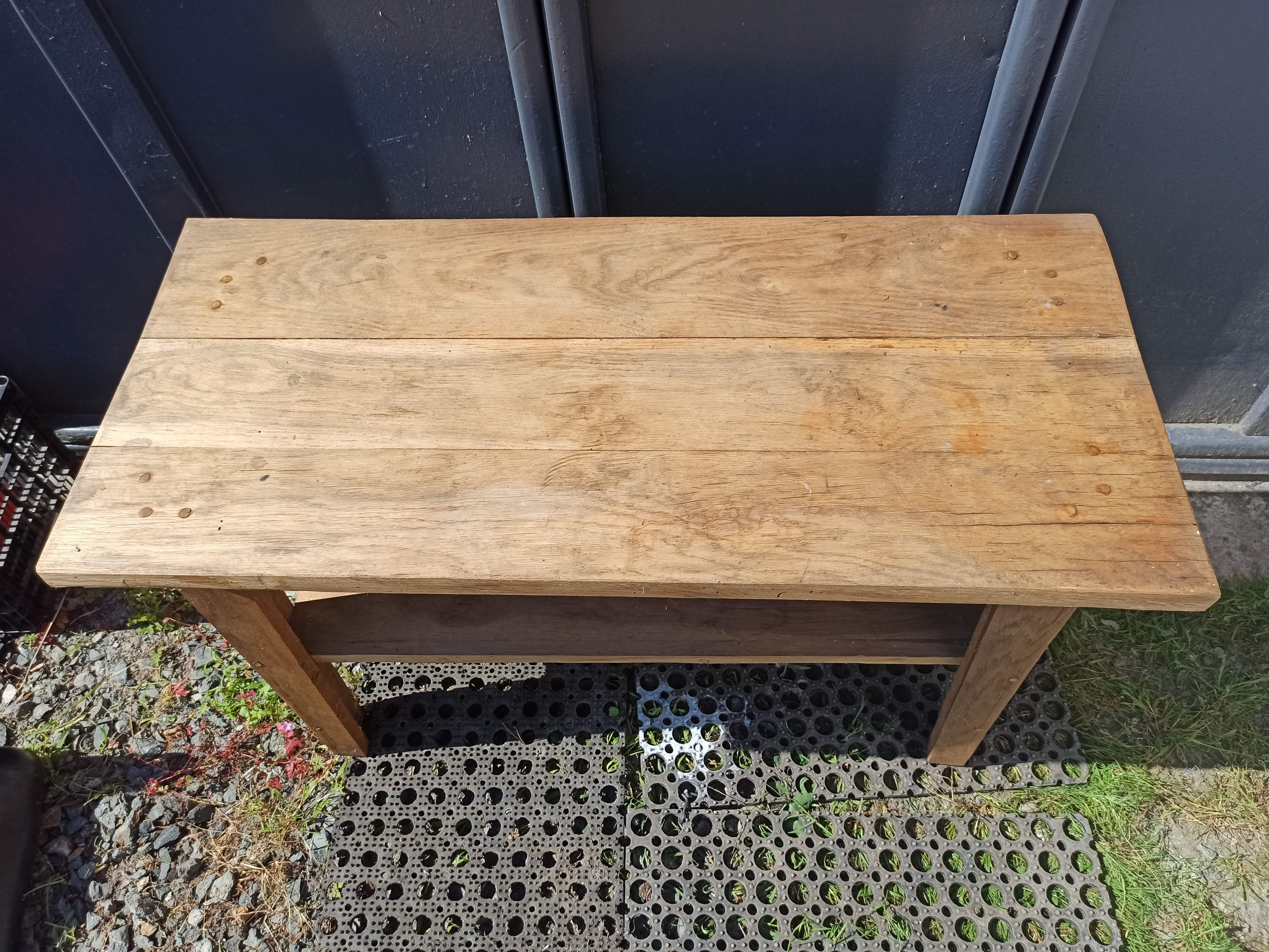 Wooden workbench