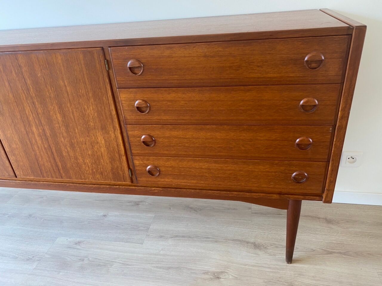 Scandinavian teak row