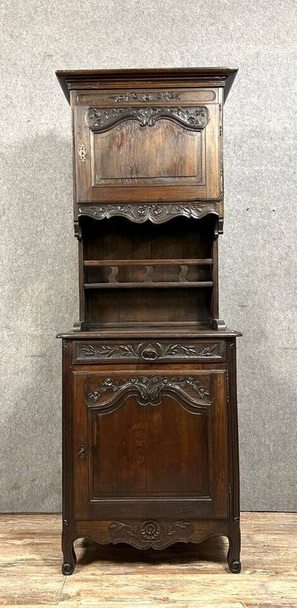 Buffet cabinet Provençal de style Louis XV en chêne vers 1850