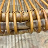 Vintage rattan armchair