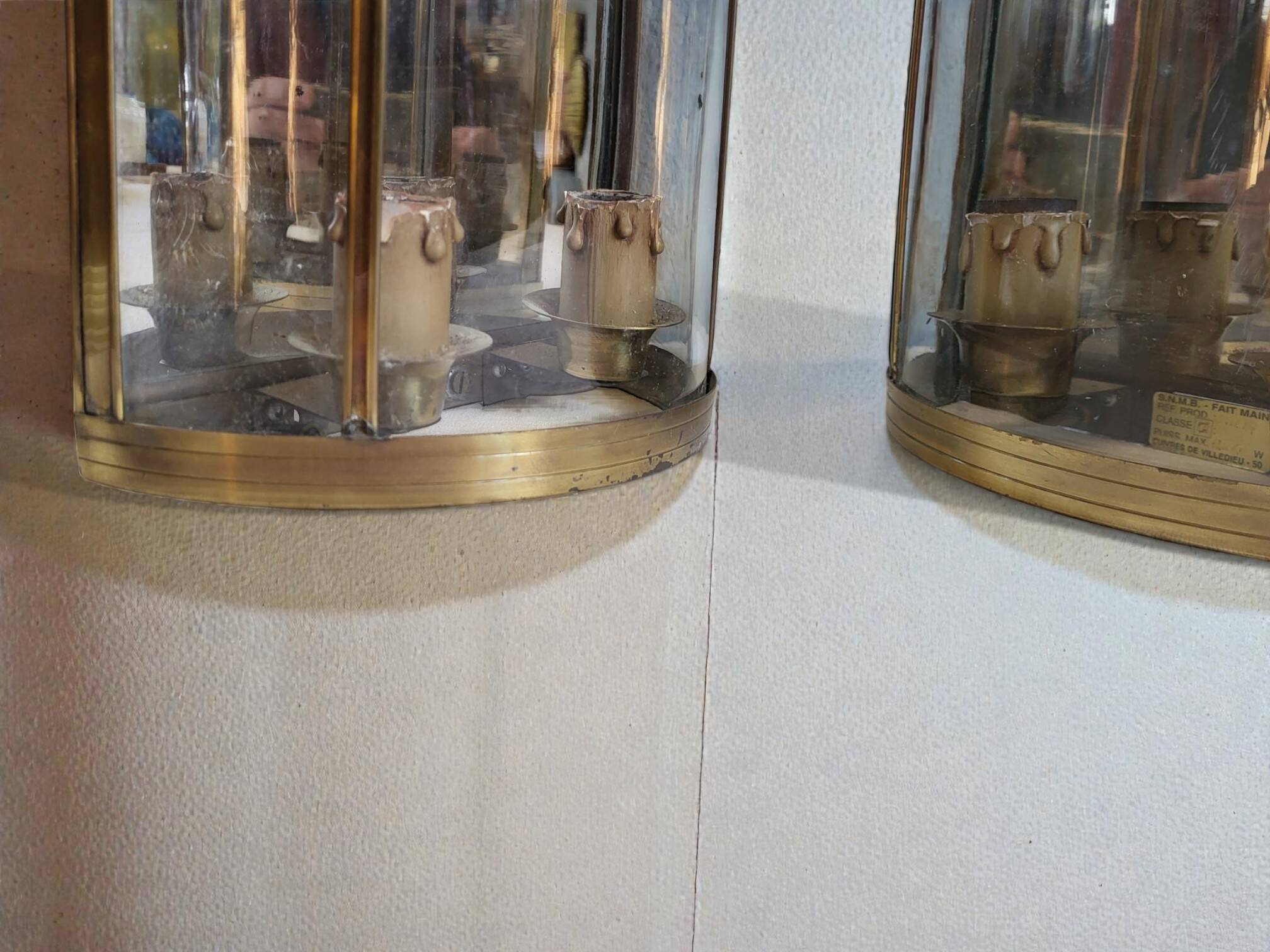 Pair of Napoleon III style wall sconces