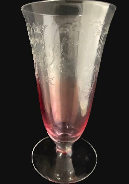 6 Arques crystal flutes stamped CDA