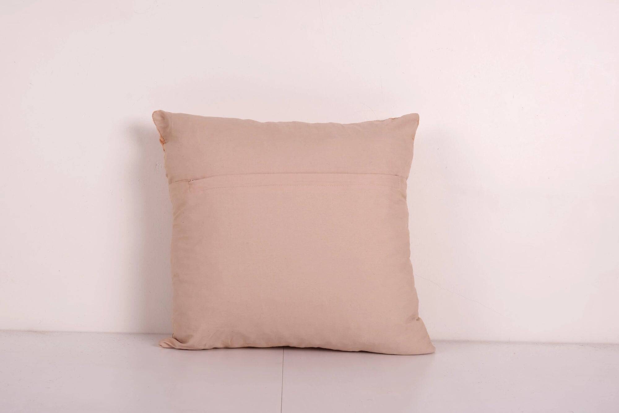 Vintage embroidered cushion cover 46x48 cm