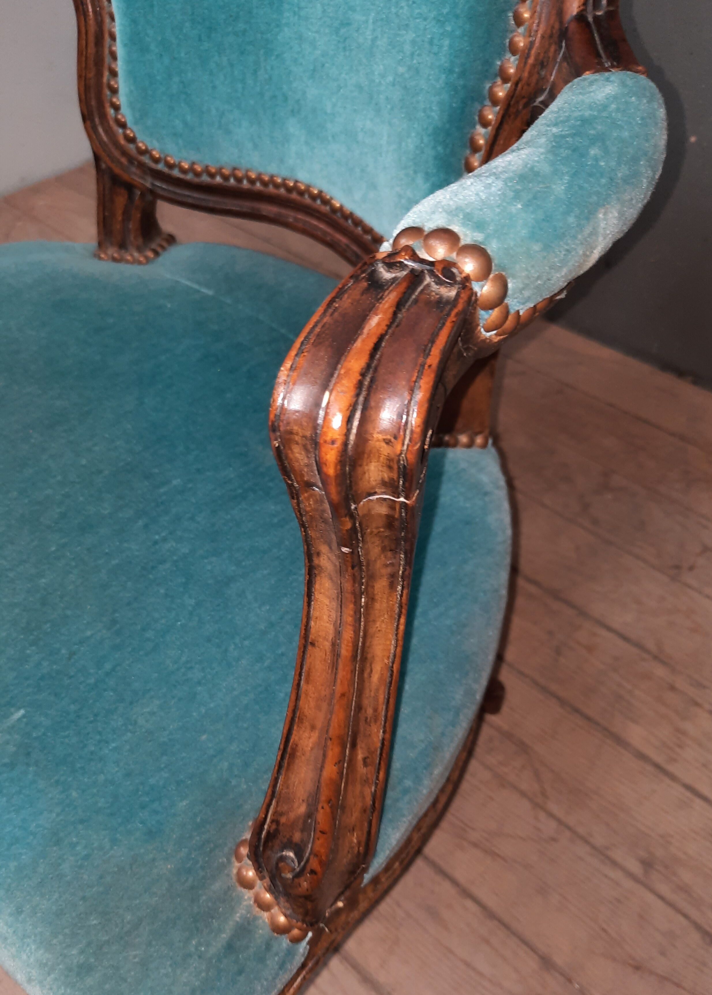 Pair of armchairs from the Louis XV period