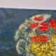 Large Vintage Floral Still Life Oil Painting