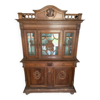 Super buffet style henri 2 en bois sculpté vers 1900