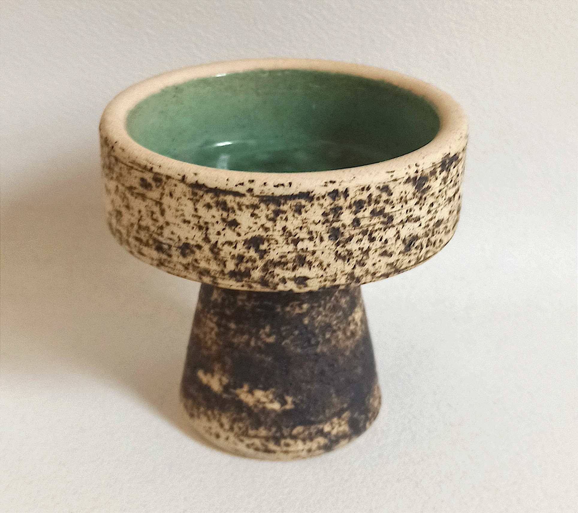 Pieter Groeneveldt bowl-shaped candle holder, 1960s. Height 9 cm.