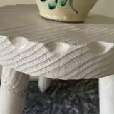Painted brutalist stool