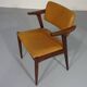 Rosewood and leather armchair from GM, 1960s