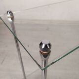 Chrome vintage console, 1970s