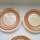 Set of 5 Vintage earthenware dinner plates