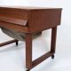 Sewing Table With Wheels Made In Teak, Danish Design From 1960s