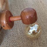 Wooden wall lamp