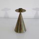 Vintage Scandinavian brass candle holder