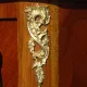 Louis XV library in rosewood marquetry