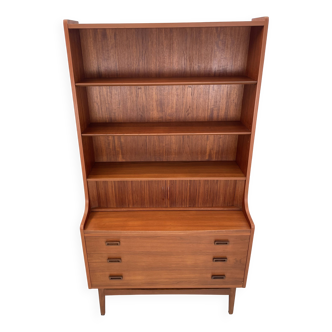 Secrétaire/armoire à écrire en teck par Johannes Sorth pour Nexø Møbelfabrik Bornholm années 1960.