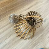 Vintage rattan pendant light