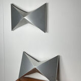 Paire d’applique papillon 1970 Space age